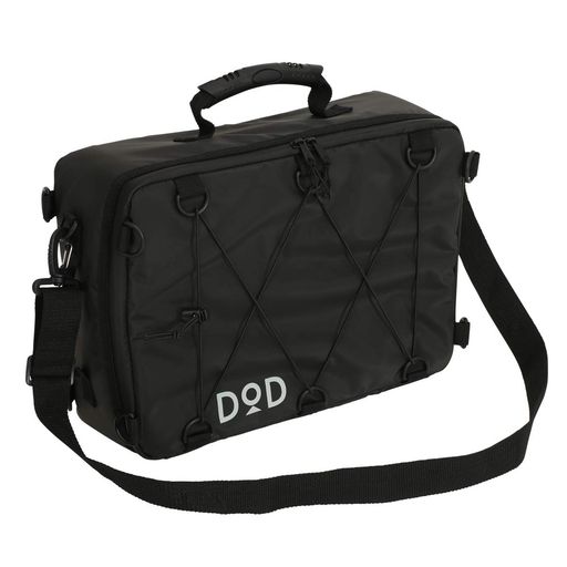 DOD(ディーオーディー) ソフトくらこ(10) 10L 極厚断熱材 ソフトクーラーバッグ ツーリング や ソロキャンプ や フェス に 薄型形状 CL1-720-BK