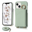 iphone14ケース手帳型女性おしゃれiphone14スマートケース軽量薄型シンプルアイフォン14携帯ケース韓国肩掛け斜めがけストラップiPhone14カバー背面カードポケット付き耐衝撃アイフォン146.1
