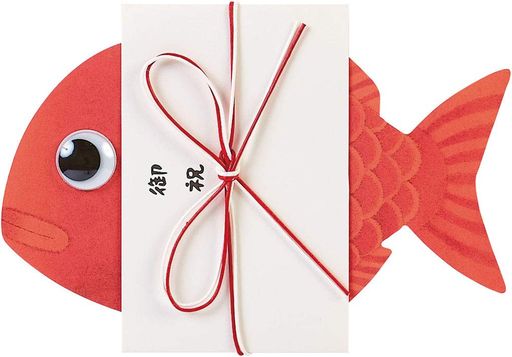 サンリオ(SANRIO)メッセージカードお祝い水引付き鯛CR24-9L224