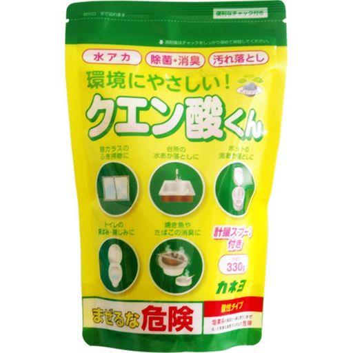 乐天商城 - カネヨ石鹸マルチクリーナークエン酸くん粉末330g計量スプーン付