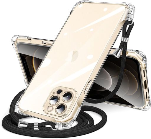 乐天商城 - NISIILNGiPhone13Pro用ケースクリアショルダーiphone13proスマホケースアイフォン13Proカバー肩掛け斜めかけ縄掛けケース透明TPU薄型軽量耐衝撃紐付き斜めがけ織りストラップ付き