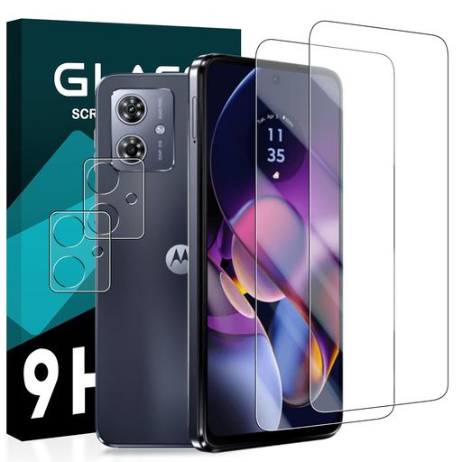 CRONINCARDS 対応 MOTO G64 5G / MOTO G64Y 5G フィルム + レンズ保護フィルム(2+2枚入)【 国産旭硝子素材 強化ガラス 液晶 】 対応 MOTO G64 5G ガラスフイルム 対応 モトG64 保護フィルム 【
