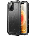 SPORTLINKIPHONE12用防水ケースIPHONE12/12PRO防水ケース完全防水IP68防水規格取得防雪防塵耐衝撃360°全面保護フェイスID認証無線充電対応操作便利超薄小型IPHONE12(2)