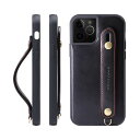 HANATORAiPhone1212Proケース本革耐衝撃背面ベルトストラップリングスマホケーススマホスタンド機能ネックストラップ付きイタリアンレザーギフトマグ...