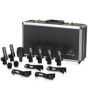 BEHRINGER(ベリンガー) BEHRINGER ドラムマイクセット 7本セット ラージダイアフラムダイナミックマイク/パーカッションマイク/オーバーヘッド...