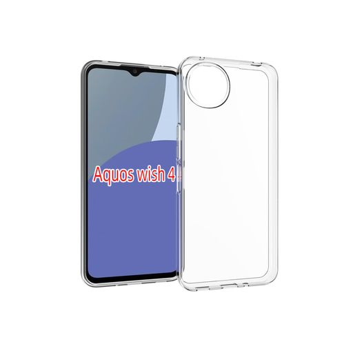 Rakuten - ForAquosWish4SH-52E専用クリアソフトシリコンTPU保護ケース超軽量衝撃防止落下防止超薄型防指紋TPUクリアケース保護カバー手触り良い透明感が長持ち
