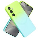 【Moilyo】SamsungGalaxyS24専用ケースTPUシリコン柔軟超軽量薄型マグネット搭載サムスンギャラクシーS24韓国おしゃれグラデーション色ケース耐衝撃ストラップホール付き落下防止S245g