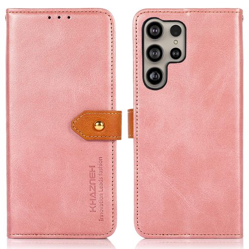 Rakuten - forGalaxyS24Ultraケース手帳型forギャラクシーS24ウルトラSCG26SC-52Eカバー財布型高級PUレザー耐衝撃マグネット式ボタンスピーカーホール付きカード収納大容量3枚横置きスタンド機能