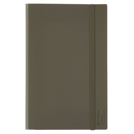コクヨ(KOKUYO) クリヤーブック BIZRACK 固定式 A42つ折り オリーブグリーン ラ-BRFL10NDG