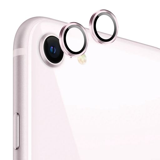 【2枚セット】KakukiforiPhone16eカメラフィルムアルミ合金製+AR高透過率強化ガラスアイフォン16eSE4一体型レンズ保護フィルム耐衝撃露出オーバー防止アルミ合金カメラカバー(iPhone16e)(ピンク)