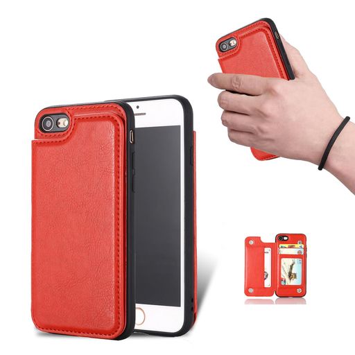 Rakuten - foriPhoneSE第3世代(2022)/iPhoneSE第2世代(2020)/iPhone8/iPhone7ケーススタンド機能ICカード収納カード収納背面カード収納ケース