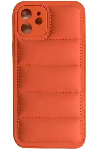 KodaniiPhone11ケース対応韓国insかわいいお洒落純色白黒緑黄色クラインブルーぬいぐるみ落下防止耐衝..