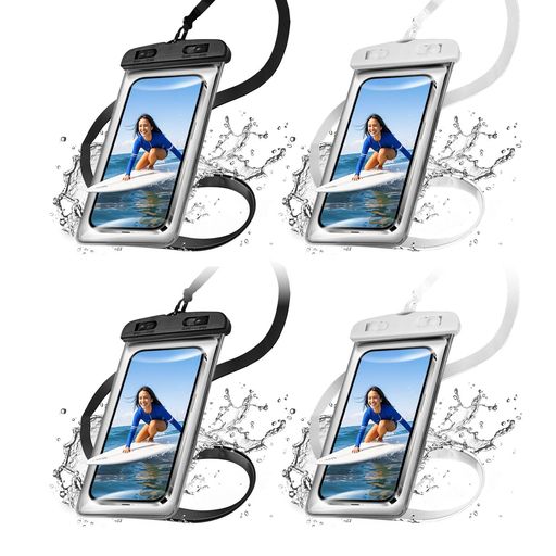 スマホ防水ケース【4枚セット】スマホポーチIPX8認定顔認証プール用スマホ保護ケーススマートフォン用バッグストラップ付き携帯電話防水カバー密封お風呂用雨の日旅行釣り海温泉など… スマホ防水ケース【4枚セット】スマホポーチIPX8認定顔認証プール用スマホ保護ケーススマートフォン用バッグストラップ付き携帯電話防水カバー密封お風呂用雨の日旅行釣り海温泉など…