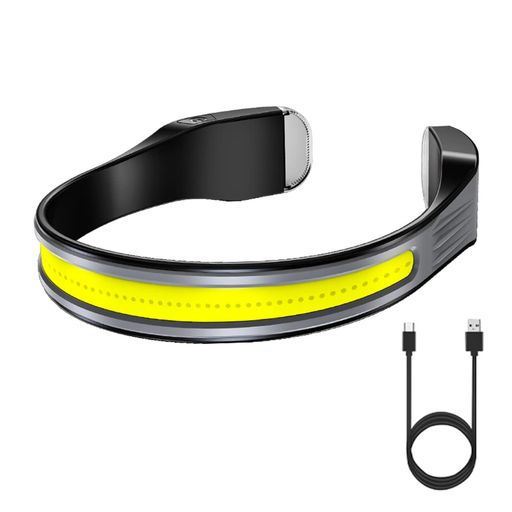 HolotapヘッドライトLED充電式USB白光&赤光4つ点灯モード/防水防雨夜釣り登山キャンプ散歩災害停電用アウトドア作業小型軽量高輝度ヘッドランプ(Whitetaillight)