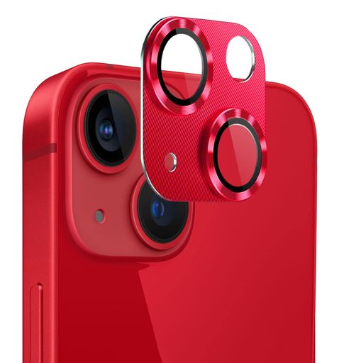 KAKUKIFORIPHONE13/IPHONE13MINIカメラフィルムアイフォン13/アイフォン13ミニカメラ保護フィルム耐衝撃露出オーバー防止アルミ合金カメラカバー(レッド) KAKUKIFORIPHONE13/IPHONE13MINIカメラフィルムアイフォン13/アイフォン13ミニカメラ保護フィルム耐衝撃露出オーバー防止アルミ合金カメラカバー(レッド)