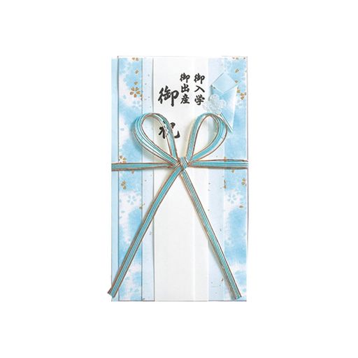 マルアイ祝儀袋お祝出産祝い入学祝い花結びサクラみず5枚キ-589Bx5P