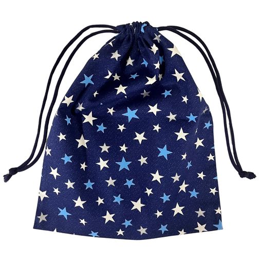 手作り工房FUJITA体操着袋紺x星柄男の子女の子巾着袋大ハンドメイド日本製お着替え袋体操服袋入園入学..