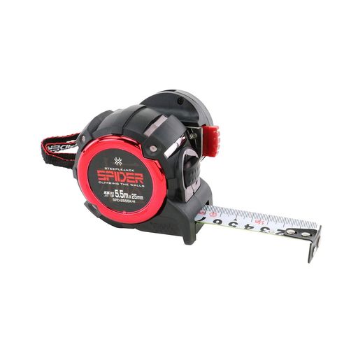 SK11(エスケー11)SPIDERコンベックス5.5mx25mmSPD-2555K-Hテープ厚そのままで折れにくい(約2.6m)ホルダー付き