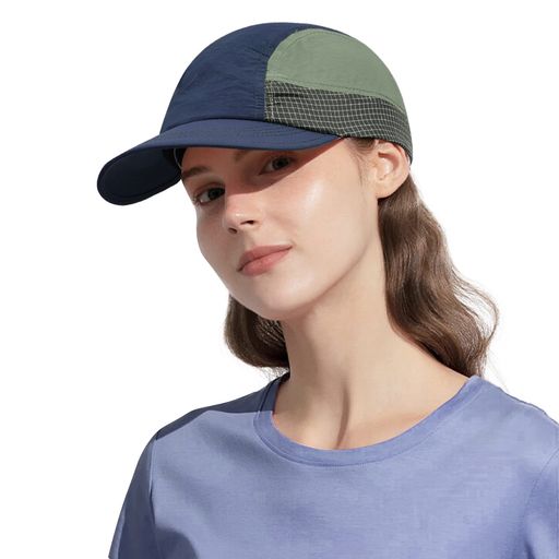 [CLAPE] キャップ かぶり心地を追求した 野球帽 メンズ ランニングキャップ 男女兼用 調整可能 防水 軽薄 ナイロン 帽子 速乾 紫外線を遮る 釣り 登山 野球 ベースボールキャップ (C-WBBC9-紺色)