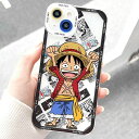 漫画iPhoneXR用ケースワンピースiphone用保護カバーアニメ人気おしゃれスマホケースキャラクターバンパーレンズ保護ワイヤレス充電対応アイフォンXR用B