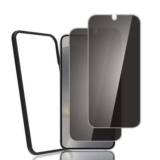 【2枚覗き見防止 ガイド枠付き】GALAXY S24 5G ガラスフィルム覗き見防止 GALAXY S24 SCG25 SC-51E 用 液晶 保護 フィルム 国産旭硝子採用 ギャラクシー S24 用 ぞき見防止 ガラスフィルム 強化ガラス