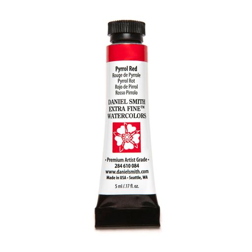 Daniel Smith ダニエル・スミス 水彩絵具 5mlチューブ (Pyrrol Red) 284610084
