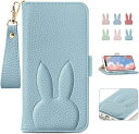 iPhone13miniケース手帳型おしゃれiPhone13mini手帳型ケース可愛いスマホカバーかわいい人気女性iphone13mini手帳型レディース兎ストラップ付きアイフォン13mini携帯カバー