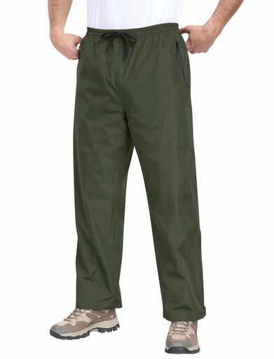 [MOFIZ] レインパンツ メンズ レインウェア 作業着 作業服 防水 撥水 透湿 防風 耐久 アウトドア 釣り 雨カッパ 雨具 自転車 バイク用 通勤