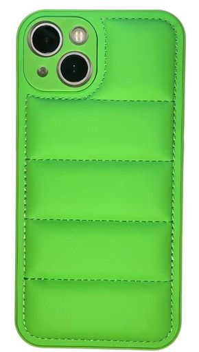 KODANIIPHONE13ケース対応カバー韓国INSかわいいお洒落純色白黒緑黄色クラインブルーぬいぐるみ落下防止耐衝撃スマホケースIPHONEハードケースカバー[ハイブリッド]ダウンジャケットふかふか