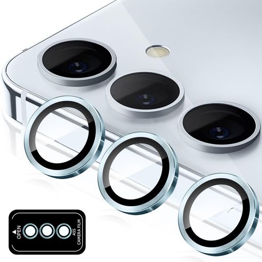 KakukiforGalaxyA555G用カメラフィルムギャラクシーA55カメラ保護フィルム薄型強化ガラス耐衝撃独立型露出オーバー防止アルミ合金カメラカバー(ブルーGalaxyA55) KakukiforGalaxyA555G用カメラフィルムギャラクシーA55カメラ保護フィルム薄型強化ガラス耐衝撃独立型露出オーバー防止アルミ合金カメラカバー(ブルーGalaxyA55)