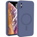 iPhoneXsMax用ケースシリコンMagnetic対応耐衝撃ワイヤレス充電薄型スリムソフトカバーマグセーフ対応軽量TPUレンズの全面保護擦り傷防米軍MIL規格取得全面保護カバーアイフォンXsMax用ケース