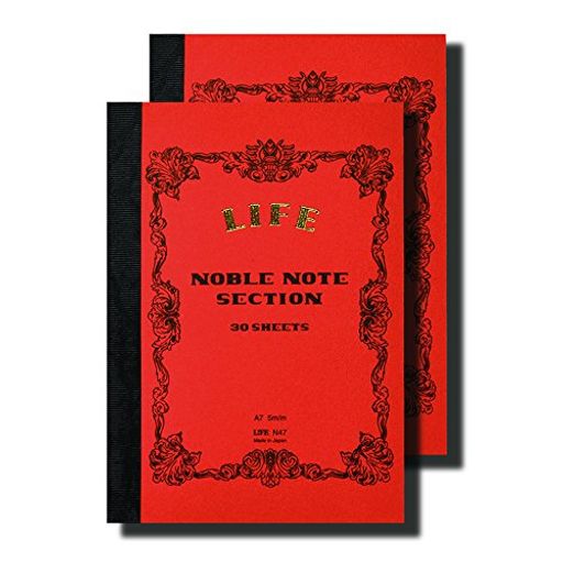 ライフノーブルノートA7方眼N472冊セット