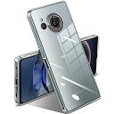 AQUOS R8 ケース クリア 耐衝撃 アクオス R8 SH-52D 透明 カバー 衝撃吸収 可愛い 柔らかい ワイヤレス充電 薄型 ファッション 人気 滑り止め 黄ばみ防止 指紋防止 軽量 TPU 保護カバー(全透明)
