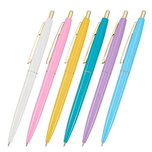 Bicジャパンビック(Bic)ボールペンクリックゴールド0.5油性黒なめらかパステルカラー6本セットCLG05-PST