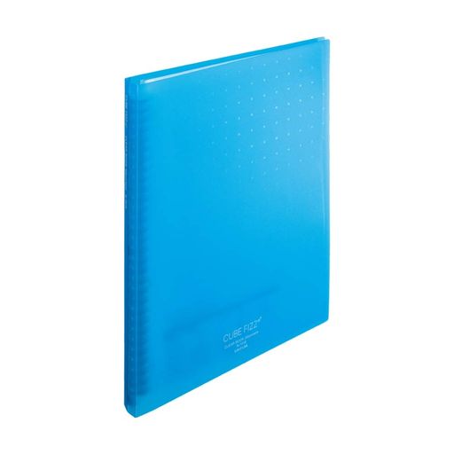 リヒトラブクリヤーブック交換式A430穴30ポケットブルーN7016-8