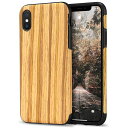 TasikariPhoneXSMaxケース超薄天然木製ケースアイフォンXSMax用(チーク)