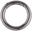 #9: NBK 丸型カラビナ 36mm ブラックニッケル 4個 S27-311-BNの画像