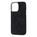 デジタルアルキミストiPhone14ProMaxケースレザーケースキラキラGLITZYSUGARブラックラメスパークルDT-P39OLC1/B