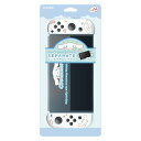 アローン(Allone)ゲーム用セパレート型クリアケース#Unipoサンリオキャラクターズシナモロール23.5x1.5x10cm傷や汚れから守るSwitch有機EL対応付けたまま充電可能便利なセパレートタイプかわいい