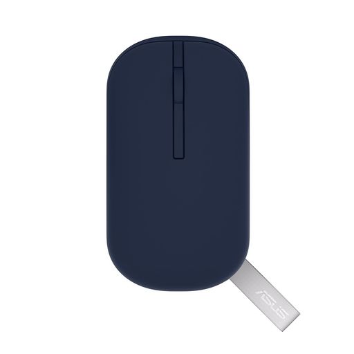 ASUS Marshmallow Mouse MD100 光学式ワイヤレスマウス 2.4GHz&Bluetooth 多様なOSに対応 トップカバー2色付き (クワイエットブルー/ソーラーブルー) MD100_MOUSE_BL