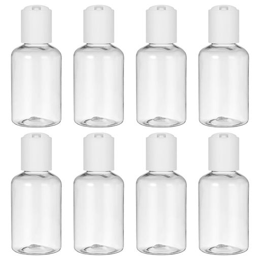Lurrose50Ml詰め替えボトル20個セットトラベル用小分け容器透明プラスチック漏れ防止設計携帯便利ローション・化粧水・クリーム対応