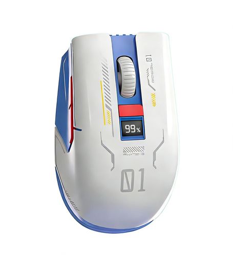 ワイヤレスマウス Bluetooth 2.4GHz リアルタイム残量表示 軽量76g マルチデバイス切替 800/1200/1600DPI調整 無線 人間工学 スマホ/タブレット/ノートパソコン/PC用 ビジネス ゲーム 6 ボタン