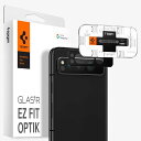 SpigenGlas.tREZFitOptikカメラ保護フィルムGooglePixelFold用、2枚入り、ブラック