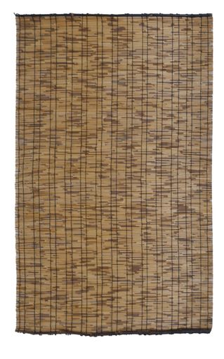こだわりいぶし すだれ 約96x157cm 本間サイズ ブラウン 天然黒丸竹を使用 水勘製簾所