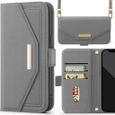NODALAiPhone15ProMaxケース手帳型アイフォン15プロマックススマホケース財布型ショルダーあいふぉん15ProMax携帯ケース肩掛け斜めがけカバー手帳型小銭入れカード収納ロングストラップ