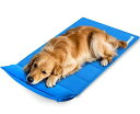 Pecuteペットひんやりマット枕付き犬猫夏用クールマットXL120x75cm冷却マット暑さ熱中症対策涼感防水滑り止め折り畳み可冷感ジェルシート繰り返し利用可能...