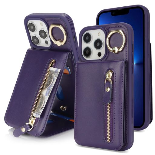 iPhone13proMaxケースiPhone12proMax通用ケース上下開大容量カードケースリング付きケースアイホン13プロマックスリングカバースマホケースアイフォン12proMaxいphone13proMax財布