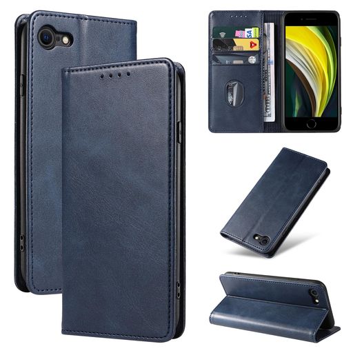 樂天商城 - iPhoneSEケース手帳型iPhoneSE第3世代第2世代iphone8iphone7耐衝撃耐摩擦レザー着脱しやすい手触りが良いマグネット式カード収納スタンド機能上質軽量人気se4.7インチ対応携帯カバー