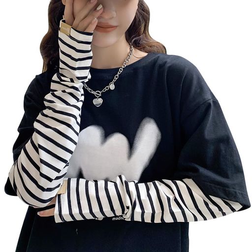 [Tophana]スキンケアアドバイザー監修アームカバーレディースUVカット【専門機関UPF50+(認証済み)・手..