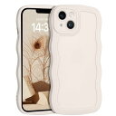 GUAGUAiphone14ケースいPhone14用ケース可愛い韓国おしゃれアイフォン14カバーtpuウェーブデザイン人気ソフトバンパー耐衝撃超軽量薄型滑り止めワイヤレス充電対応ストラップホール付き